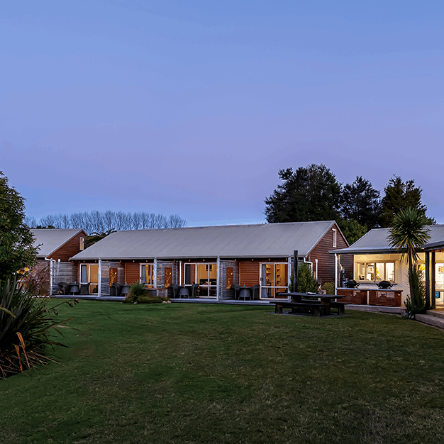 Abel Tasman Lodge as Dusk